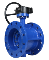 Дисковый поворотный затвор двухэксцентриковый с редуктором REON тип RSV70