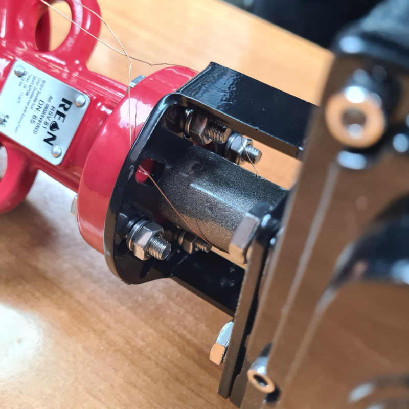 Возможность опломбировки ДПЗ RSV81RED с эл. приводом BMS 